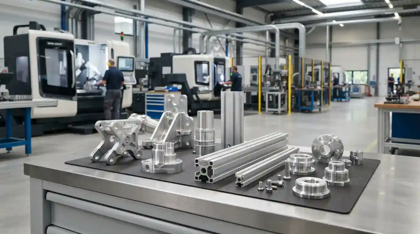 Precision aluminium components in a modern metal manufacturing facility