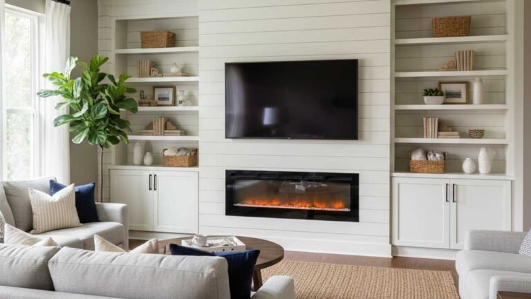 shiplap entertainment center